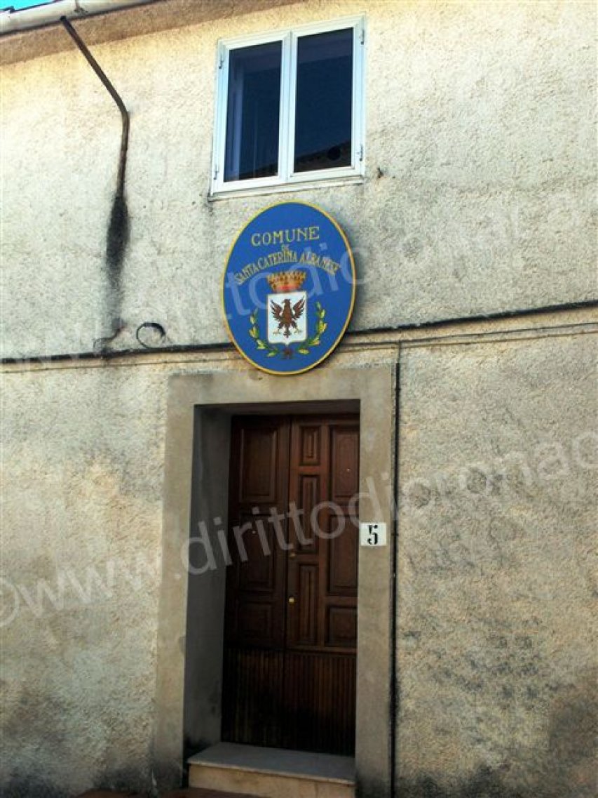 Il Municipio del borgo arbëreshë