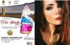 La locandina dell&#039;evento e la ragazza di Cervicati