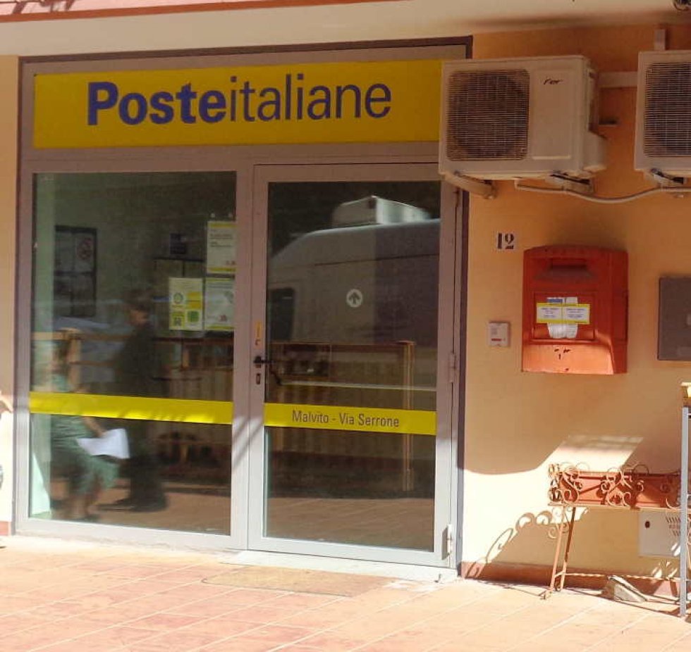 L'ufficio Postale malvitano