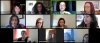 Un momento del &quot;webinar&quot; al femminile