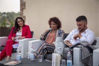 L&#039;intervento di Fabrizia Arcuri sulla Terrazza Salerno a Roggiano Gravina