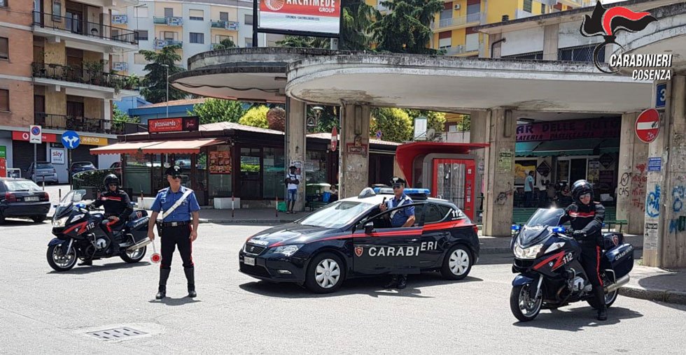 I militari del Comando Provinciale di Cosenza