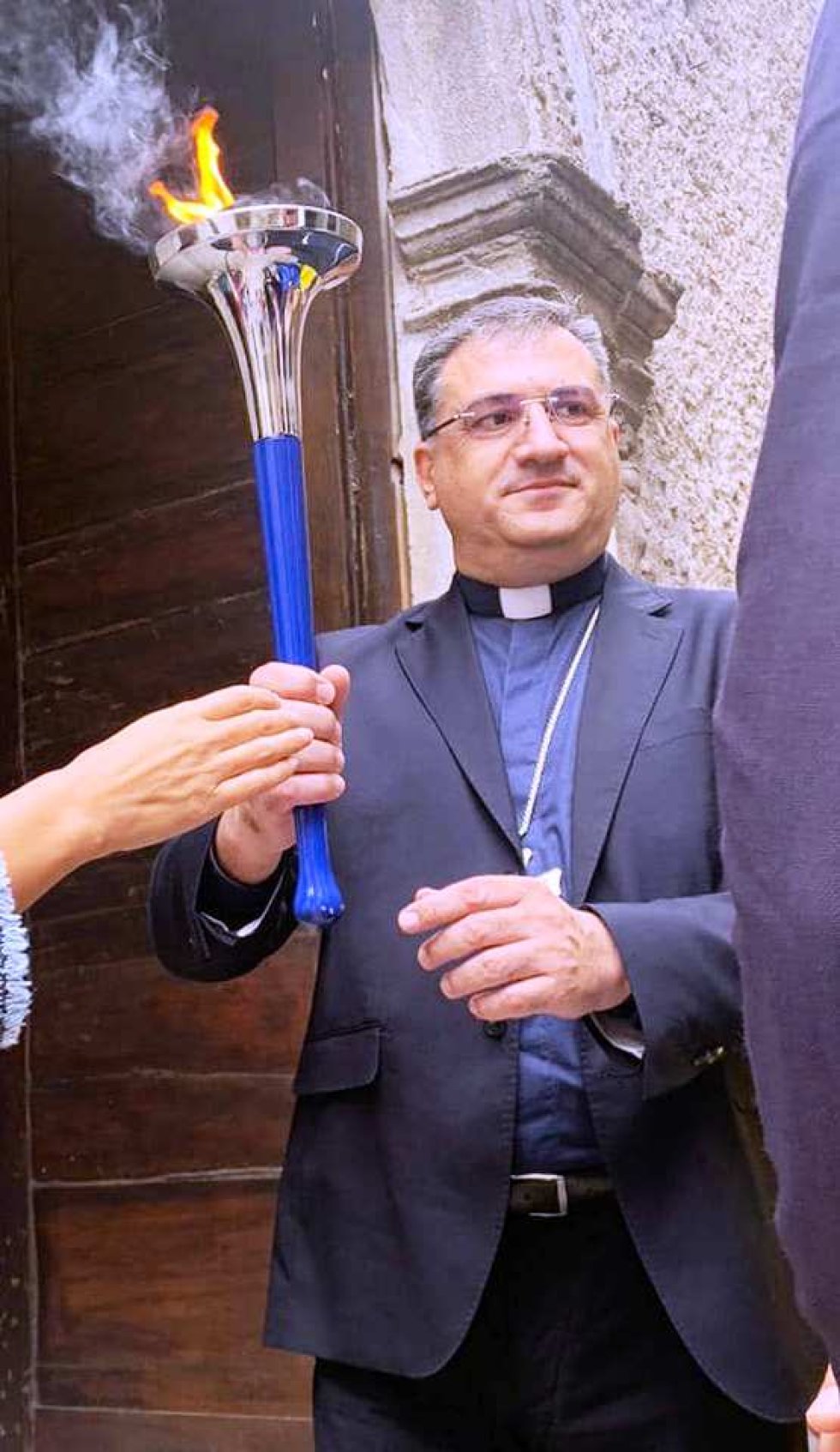 Il Vescovo ha di recente accolto la FIACCOLA DELLA PACE