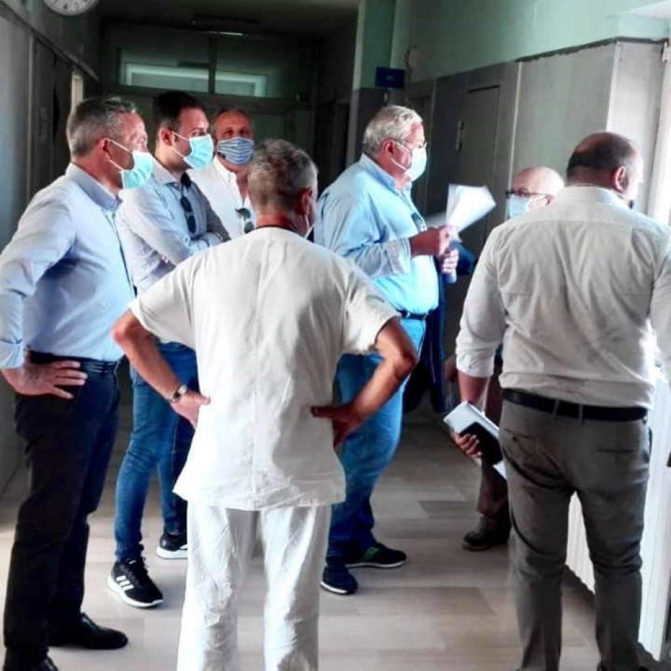 Il sopralluogo di stamani al Louis Pasteur