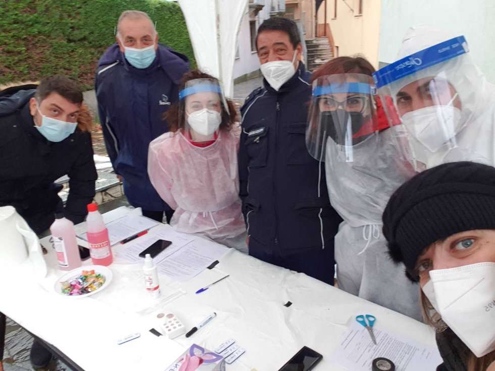 Organizzatori, operatori e addetti allo screening santagatese