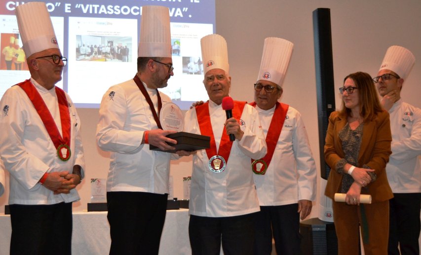 Un momento significativo dei riconoscimenti