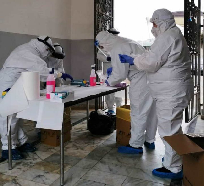 Lo screening a Malvito effettuato dal personale dell&#039;Agi di Massimiliano Baffa