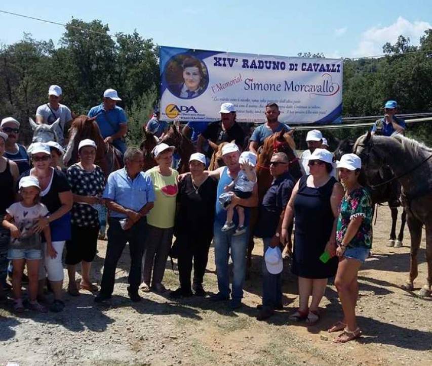 I partecipanti al raduno dei cavalli